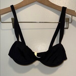 Black Onia x we wore what collab bikini top -  XS